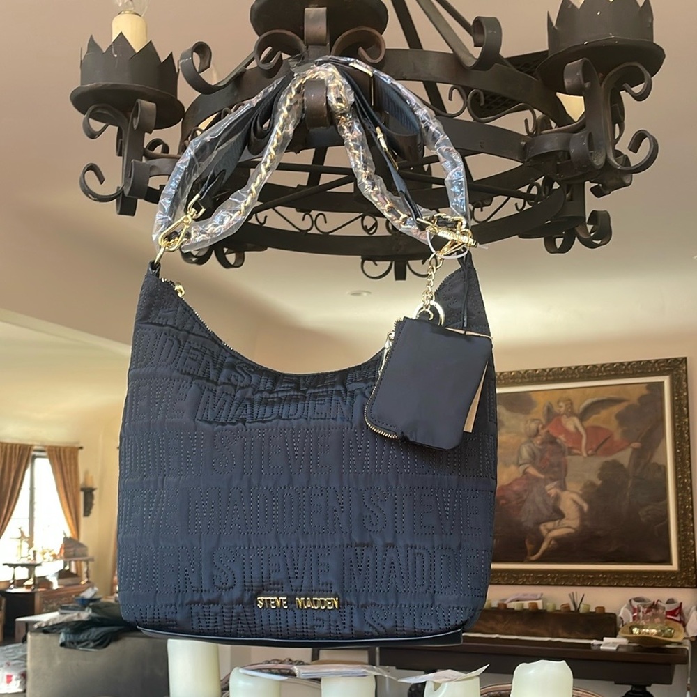 🌟🌟HOST PICK🌟🌟Stunning Steve Madden Black Classic Quilted Shoulder Bag NWTt